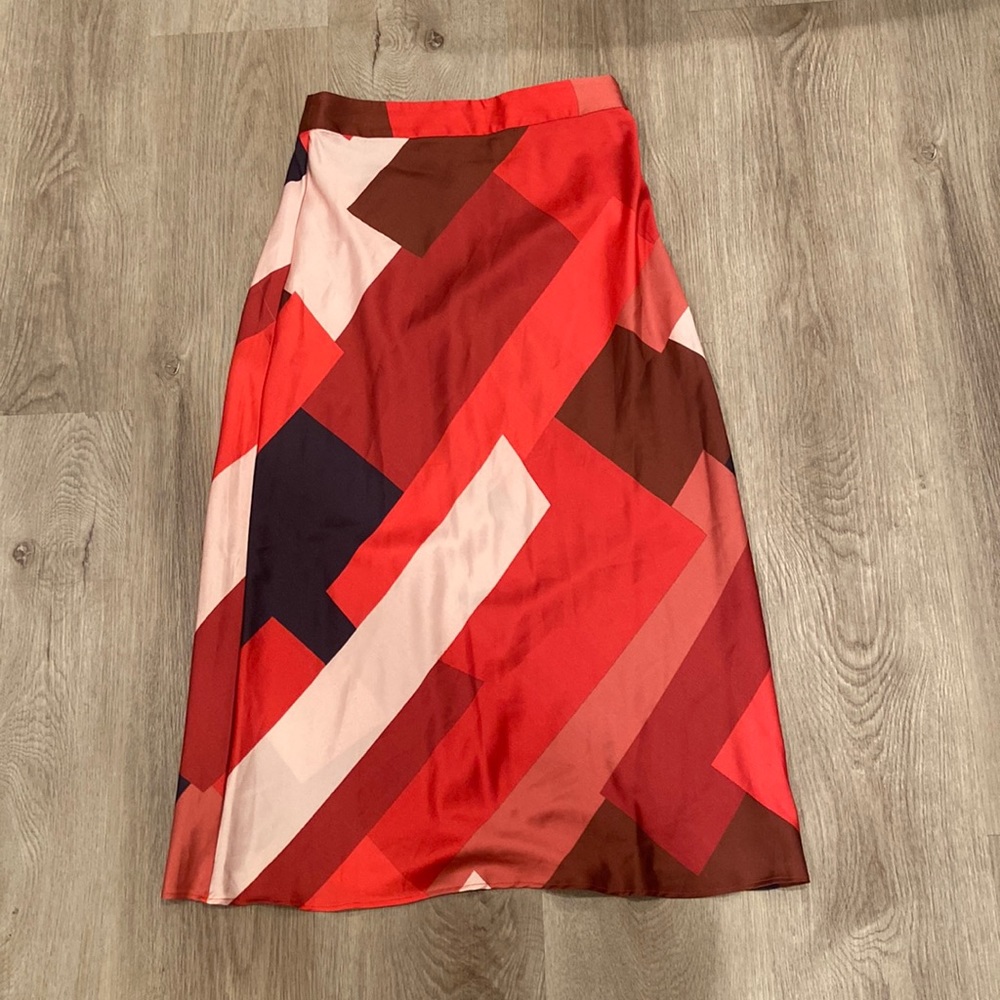 NWT Hutch Anthropologie  Rosario Abstract Midi Skirt